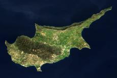 Satelite image of Cyprus