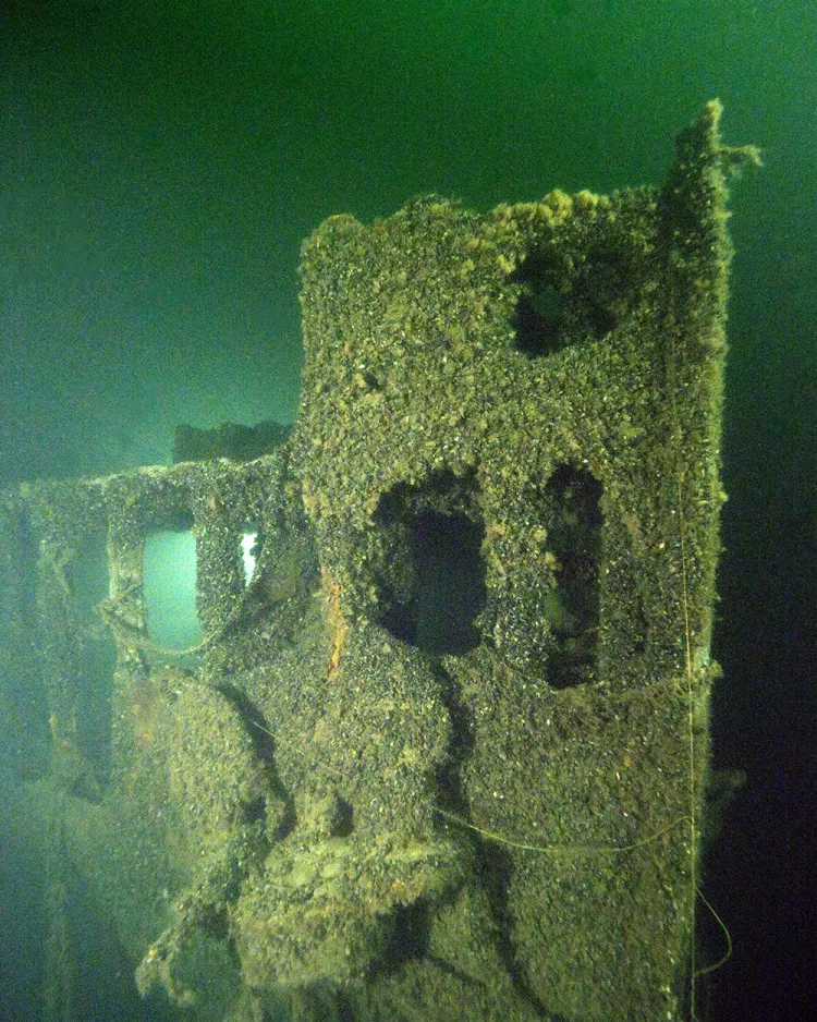 Four tons of ghost nets were removed from the Flying Dutchman wreck